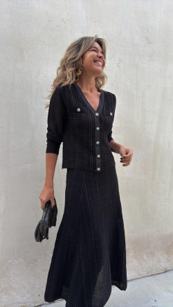 SANDRA negro, conjunto