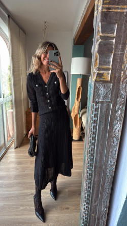 SANDRA negro, conjunto