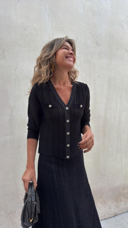 SANDRA negro, conjunto