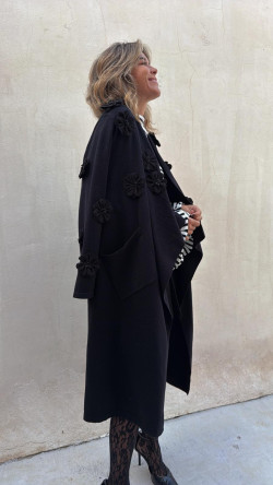 BERTINA chaqueta negra