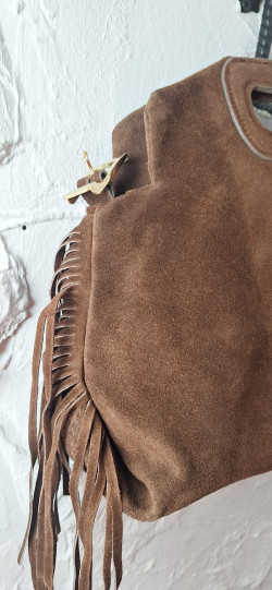 NAKER marrón, bolso piel