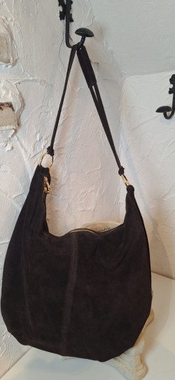 BOYER chocolate, bolso piel