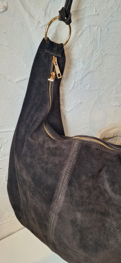 BOYER chocolate, bolso piel