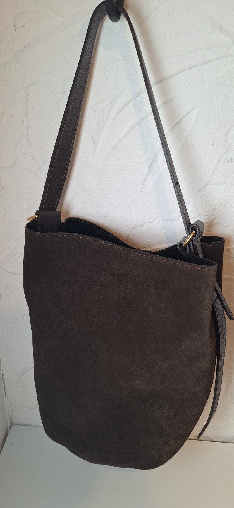 SIDRA chocolate, bolso de piel