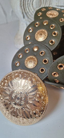 TARRO kaki, cinturón