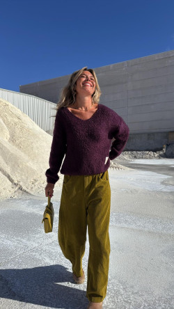 OLIVA  pantalón pana