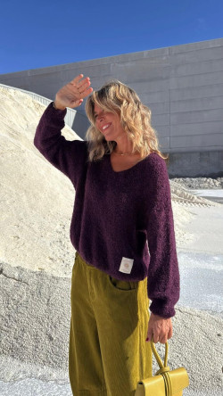 VELETA jersey berenjena