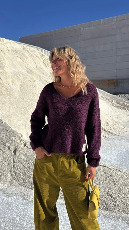 VELETA jersey berenjena