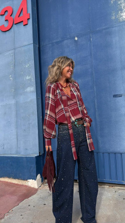 CHARLIE camisa cuadro rojo