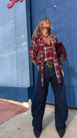 CHARLIE camisa cuadro rojo