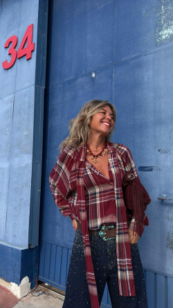 CHARLIE camisa cuadro rojo