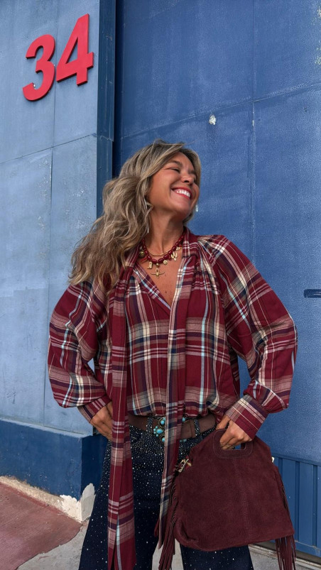 CHARLIE camisa cuadro rojo