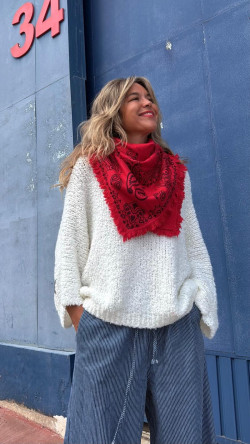 HAPPY pañoleta, roja