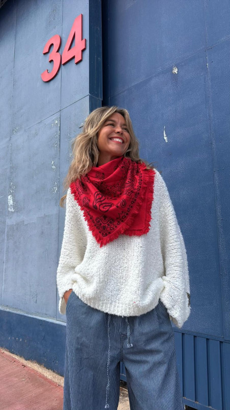 HAPPY pañoleta, roja