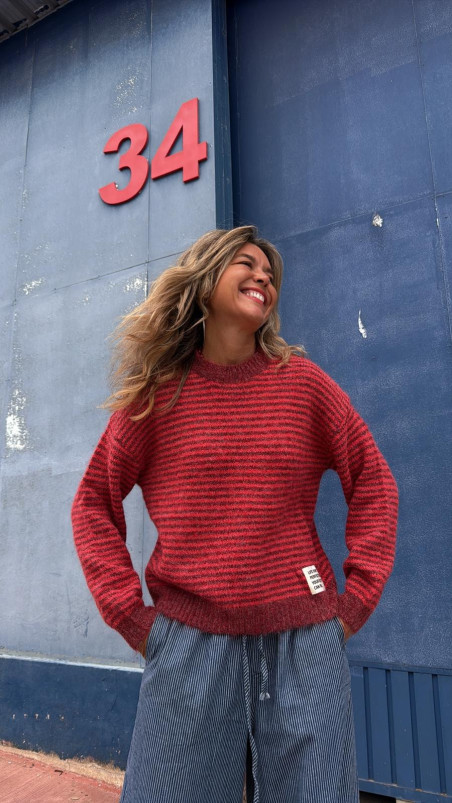 OUTFIT  jersey coral/rojo