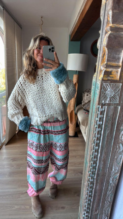 PUÑOS  celeste grisáceo