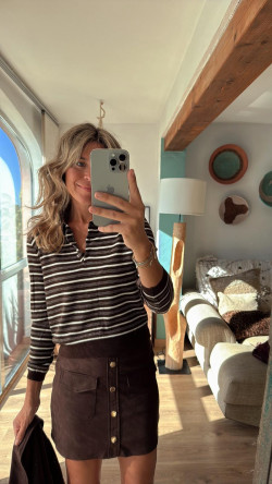 ALANIS marrón, conjunto