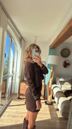 ALANIS marrón, conjunto