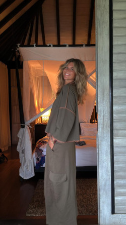 BANGOG,camiseta algodón kaki.