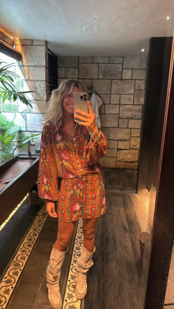 JANDULA burdeos, vestido corto