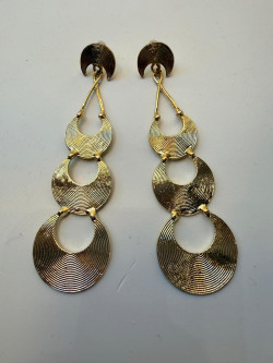 KENET pendientes dorados