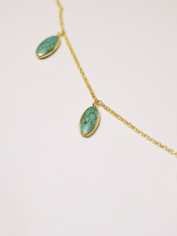 MARINE colgante dorado