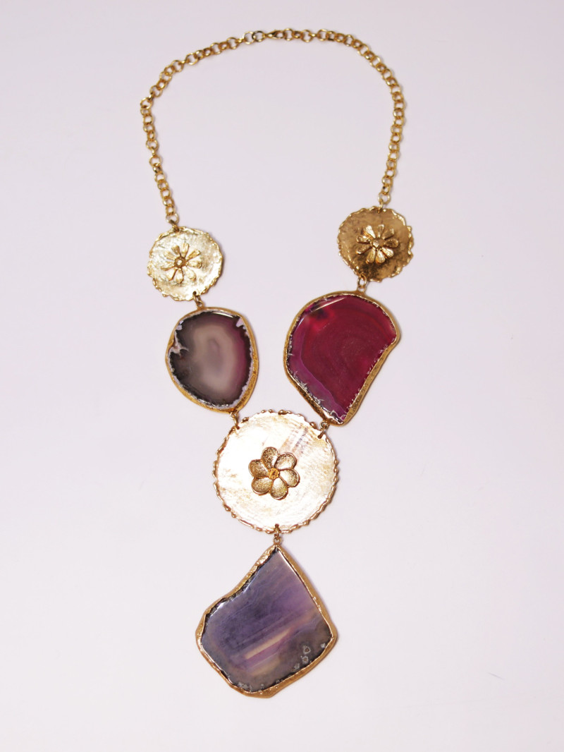 ROSETON collar acero