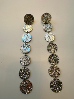 GURU plata, pendientes