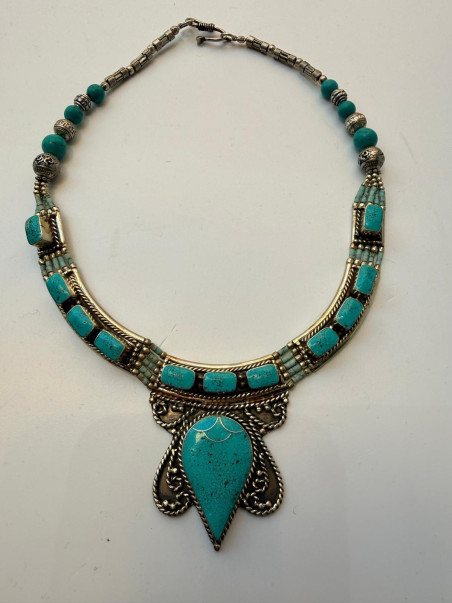 TOMEU collar plateado