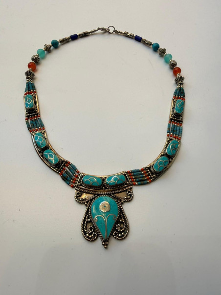 TILOS collar plateado