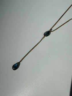 LABRADORITA Colgante lágrima