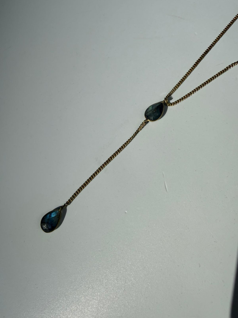 LABRADORITA Colgante lágrima