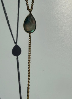 LABRADORITA Colgante lágrima