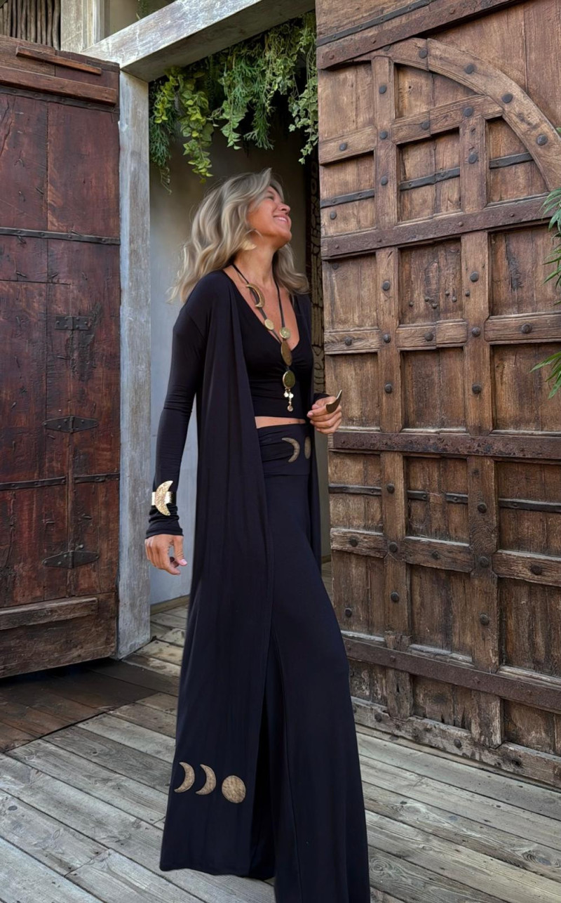 ZENO chaqueta, negra/dorada