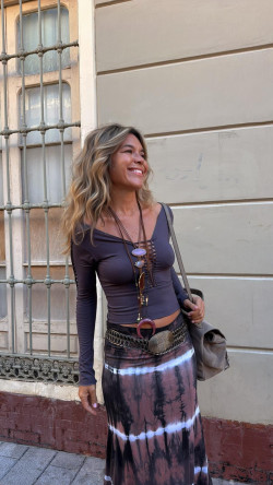 TULIPAN falda, tie rosa viejo