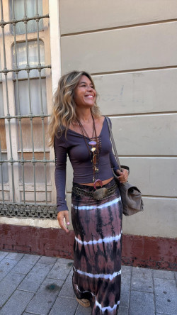 TULIPAN falda, tie rosa viejo