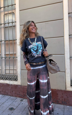 IXORA pantalón, tie rosa viejo