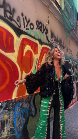 QUILES tie verde, mono largo