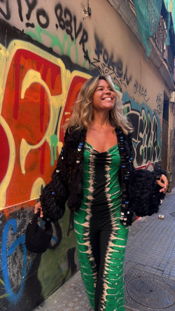 QUILES tie verde, mono largo