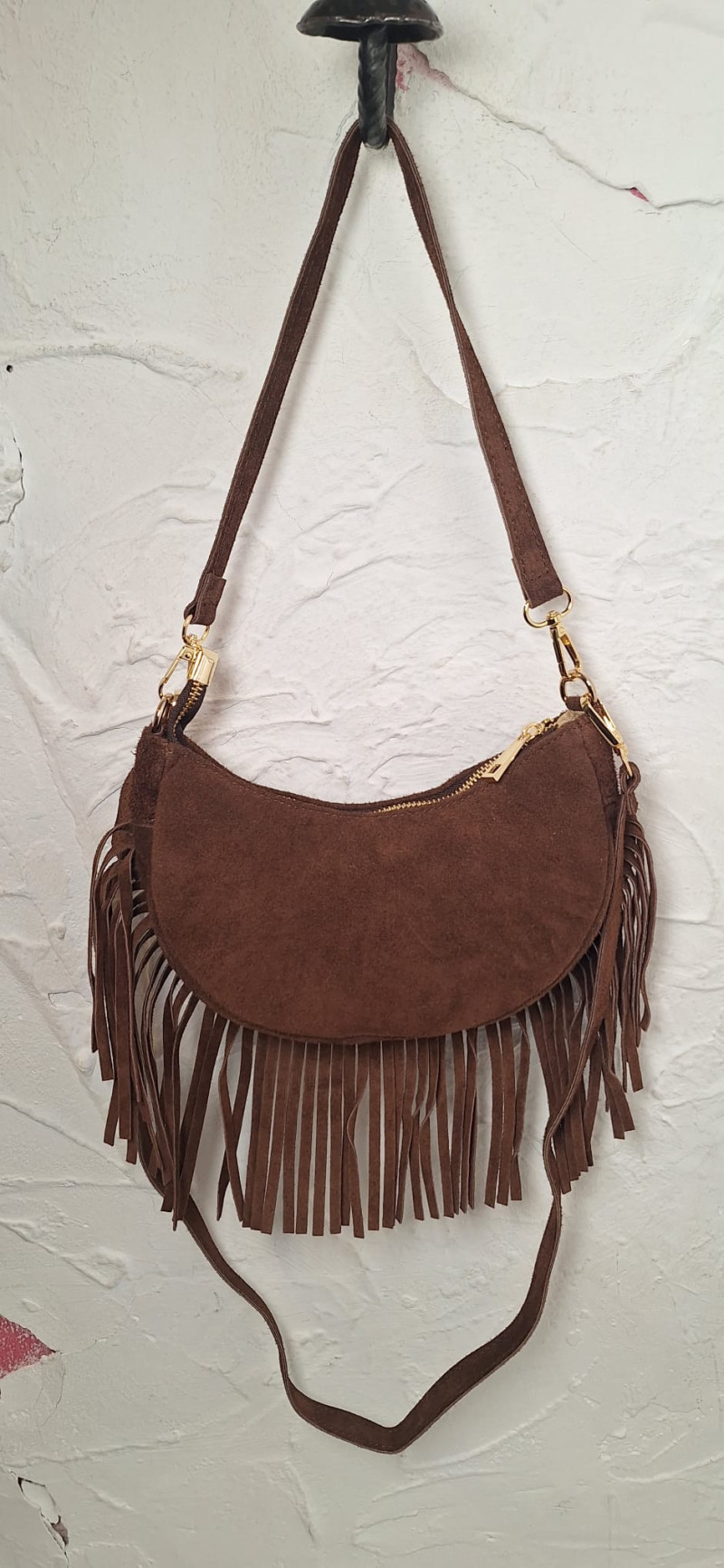 NATALY marrón, bolso ante