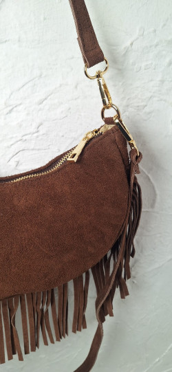 NATALY marrón, bolso ante