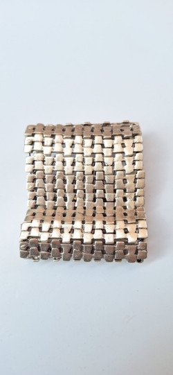 NEFERTARI, pulsera plateada .