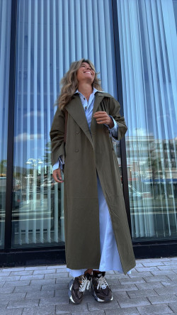 KALY gabardina, kaki