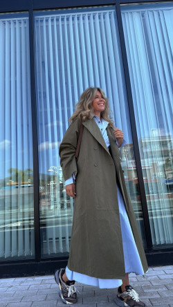 KALY gabardina, kaki