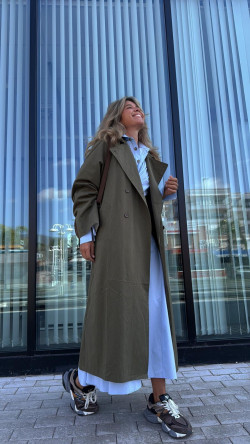 KALY gabardina, kaki