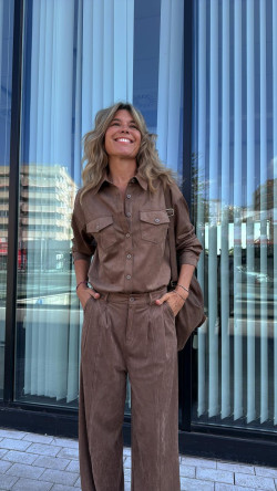 FLOR pantalón, taupe