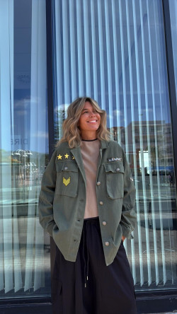 ZETRIC chaqueta, kaki