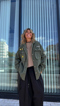 ZETRIC chaqueta, kaki