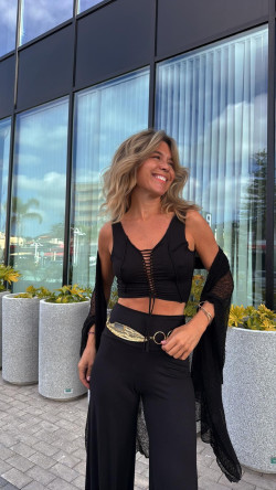 RUNAR top tirantes, negro