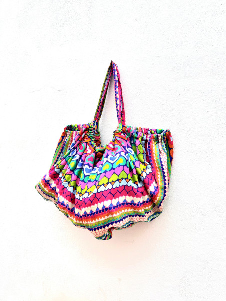 ANANYA, Bolso baggy estampado corazones